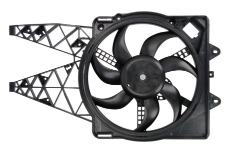 Ventilator - Ventilator radiator (cu carcasa) CHRYSLER DELTA; FIAT BRAVO II; LANCIA DELTA III 1.4-2.0D dupa 2006