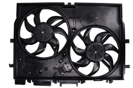 Ventilator - Ventilator radiator (cu carcasa, dublu) potrivit FIAT DUCATO 2.2D/2.3D/3.0D 07.06-