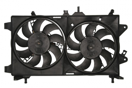 Ventilator - Ventilator radiator (cu carcasa) FIAT IDEA, PUNTO; LANCIA MUSA 1.9D dupa 1999