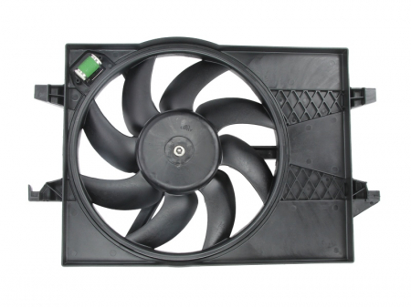 Ventilator - Ventilator radiator (cu carcasa) FORD FIESTA V, FUSION; MAZDA 2 1.25-1.6 intre 2001-2012
