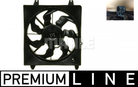 Ventilator - Ventilator radiator (cu carcasa) HYUNDAI SANTA FÃ‰ II 2.2D/2.7 intre 2006-2012