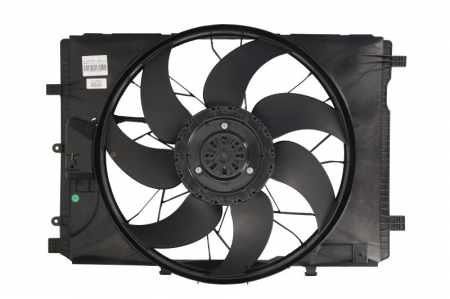 Piese Auto - Ventilator radiator (cu carcasa) MERCEDES Clasa A (W176), B (W246, W242), C (C204), C T-MODEL (S204), C (W204), CLA (C117), CLA SHOOTING BRAKE (X117), CLS (C218), CLS SHOOTING BRAKE (X218) 1.6-3.5 dup