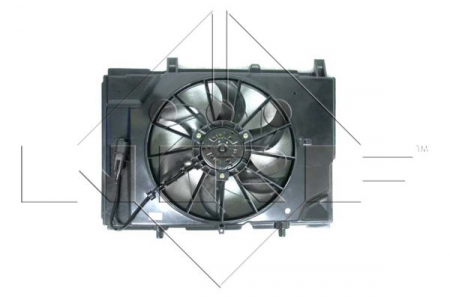 Racire - Ventilator radiator (cu carcasa) MERCEDES Clasa C T-MODEL (S202), C (W202), CLK (A208), CLK (C208), E T-MODEL (S210), E (VF210), E (W210), SLK (R170) 1.8-3.2 intre 1993-2004