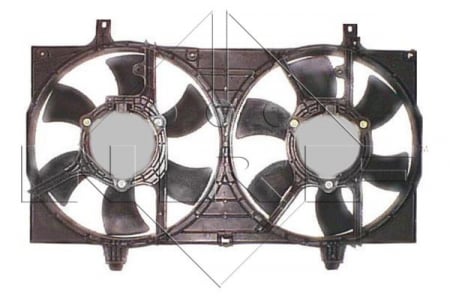 Ventilator - Ventilator radiator (cu carcasa) NISSAN ALMERA II, ALMERA TINO, PRIMERA 1.5-2.2D intre 2000-2008