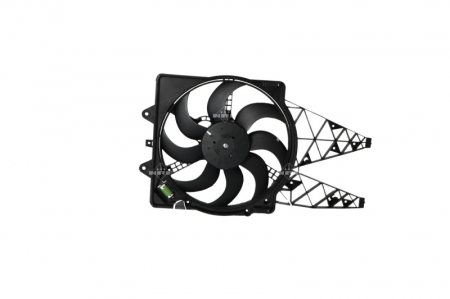 Ventilator radiator (cu carcasa) potrivit ALFA ROMEO MITO; FIAT GRANDE PUNTO, PUNTO, PUNTO EVO; VW POLO 1.3D/1.4/1.9D 06.97- [2]