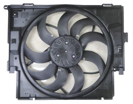 Ventilator - Ventilator radiator (cu carcasa) potrivit BMW Seria 1 (F20), 1 (F21), 2 (F22, F87), 2 (F23), 3 (F30, F80), 3 (F31), 3 GRAN TURISMO (F34), 4 (F32, F82), 4 (F33, F83) 1.6/2.0/2.0D 07.11-
