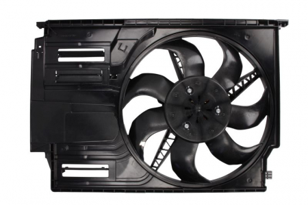 Ventilator - Ventilator radiator (cu carcasa) potrivit BMW Seria 2 (F45), 2 GRAN TOURER (F46), X1 (F48), X2 (F39); MINI (F55), (F56), (F57), CLUBMAN (F54), COUNTRYMAN (F60) 1.2-2.0D 09.13-