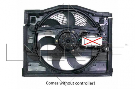 Ventilator - Ventilator radiator (cu carcasa) potrivit BMW Seria 3 (E46) 2.0-3.0 02.98-12.07