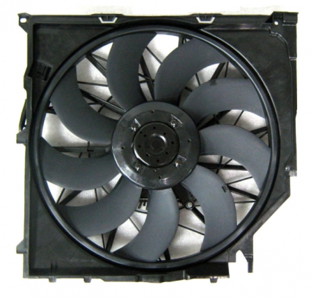 Ventilator radiator (cu carcasa) potrivit BMW X3 (E83) 2.0D-3.0D 09.03-08.10 [2]