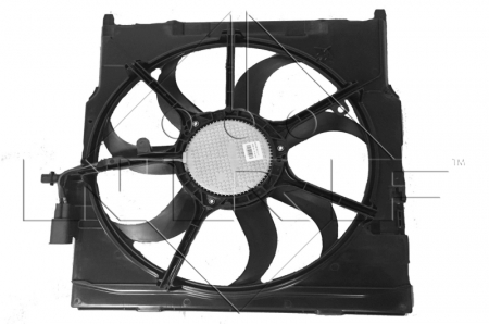 Ventilator radiator (cu carcasa) potrivit BMW X5 (E70), X6 (E71, E72) 3.0/3.0D 12.06-07.14 [2]