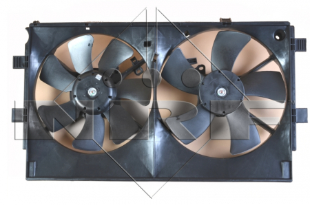 Ventilator radiator (cu carcasa) potrivit CITROEN C-CROSSER, C-CROSSER ENTERPRISE; MITSUBISHI ASX, LANCER VIII, OUTLANDER II; PEUGEOT 4007 1.8D-3.0 11.06- [1]