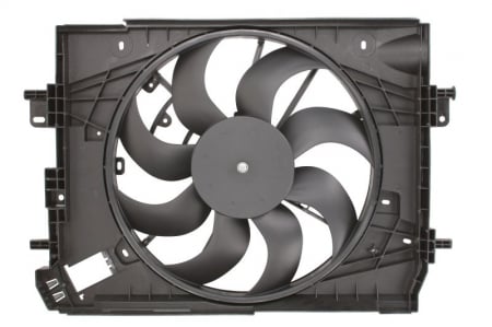 Ventilator - Ventilator radiator (cu carcasa) potrivit DACIA DOKKER, DOKKER EXPRESS/MINIVAN, DUSTER, DUSTER/SUV, LODGY, LOGAN II, LOGAN MCV II, SANDERO II; NISSAN MICRA V; RENAULT CAPTUR I 0.9-1.6LPG 02.08-