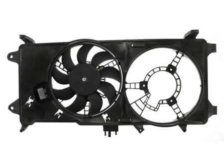 Ventilator - Ventilator radiator (cu carcasa) potrivit FIAT DOBLO, DOBLO/MINIVAN 1.3D/1.9D 10.01-