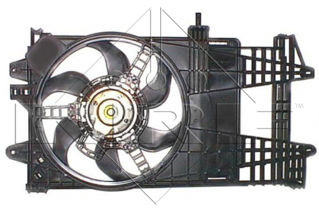 Ventilator radiator (cu carcasa) potrivit FIAT IDEA, PUNTO; LANCIA YPSILON 1.2/1.2CNG 09.99- [2]