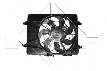 Ventilator - Ventilator radiator (cu carcasa) potrivit HYUNDAI ELANTRA IV, I30 1.4-2.0 06.06-06.12
