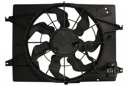 Ventilator radiator (cu carcasa) potrivit HYUNDAI TUCSON; KIA SPORTAGE II 2.0/2.0D 08.04- [1]