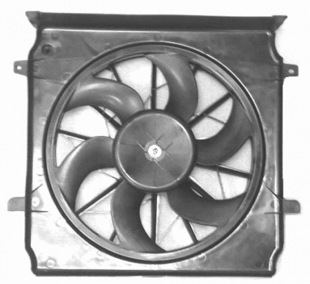 Ventilator radiator (cu carcasa) potrivit JEEP CHEROKEE 2.4/3.7 09.01-01.08 [1]