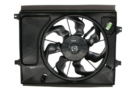 Ventilator - Ventilator radiator cu carcasa potrivit KIA SOUL I 1.6 02.09-12.14