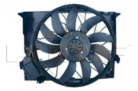 Ventilator radiator (cu carcasa) potrivit MERCEDES CLK (C209), CLS (C219), E T-MODEL (S211), E (W211), S (C216), S (W221), SLR (R199) 3.0D-6.2 11.02- [2]