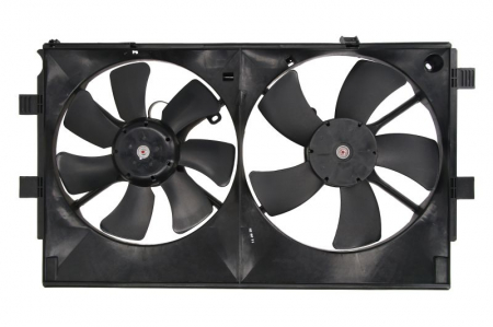 Piese Auto - Ventilator radiator (cu carcasa) potrivit MITSUBISHI LANCER VII, LANCER VIII, OUTLANDER II 1.6-3.0 09.03-