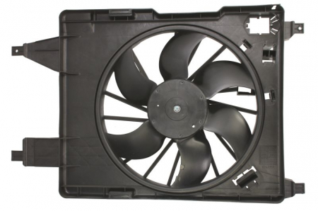 Ventilator - Ventilator radiator (cu carcasa) RENAULT CLIO II, KANGOO, KANGOO BE BOP, KANGOO EXPRESS, MEGANE I, MEGANE I CLASSIC, MEGANE I COACH, MEGANE II, MEGANE SCENIC, SCENIC I, THALIA I 1.2 dupa 1996