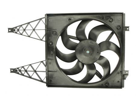 Ventilator - Ventilator radiator (cu carcasa) SEAT CORDOBA, IBIZA III, IBIZA IV, IBIZA IV ST, TOLEDO IV; SKODA FABIA I, FABIA I PRAKTIK, FABIA II, RAPID, ROOMSTER, ROOMSTER PRAKTIK; VW FOX, POLO 1.2-1.9D dupa 1999
