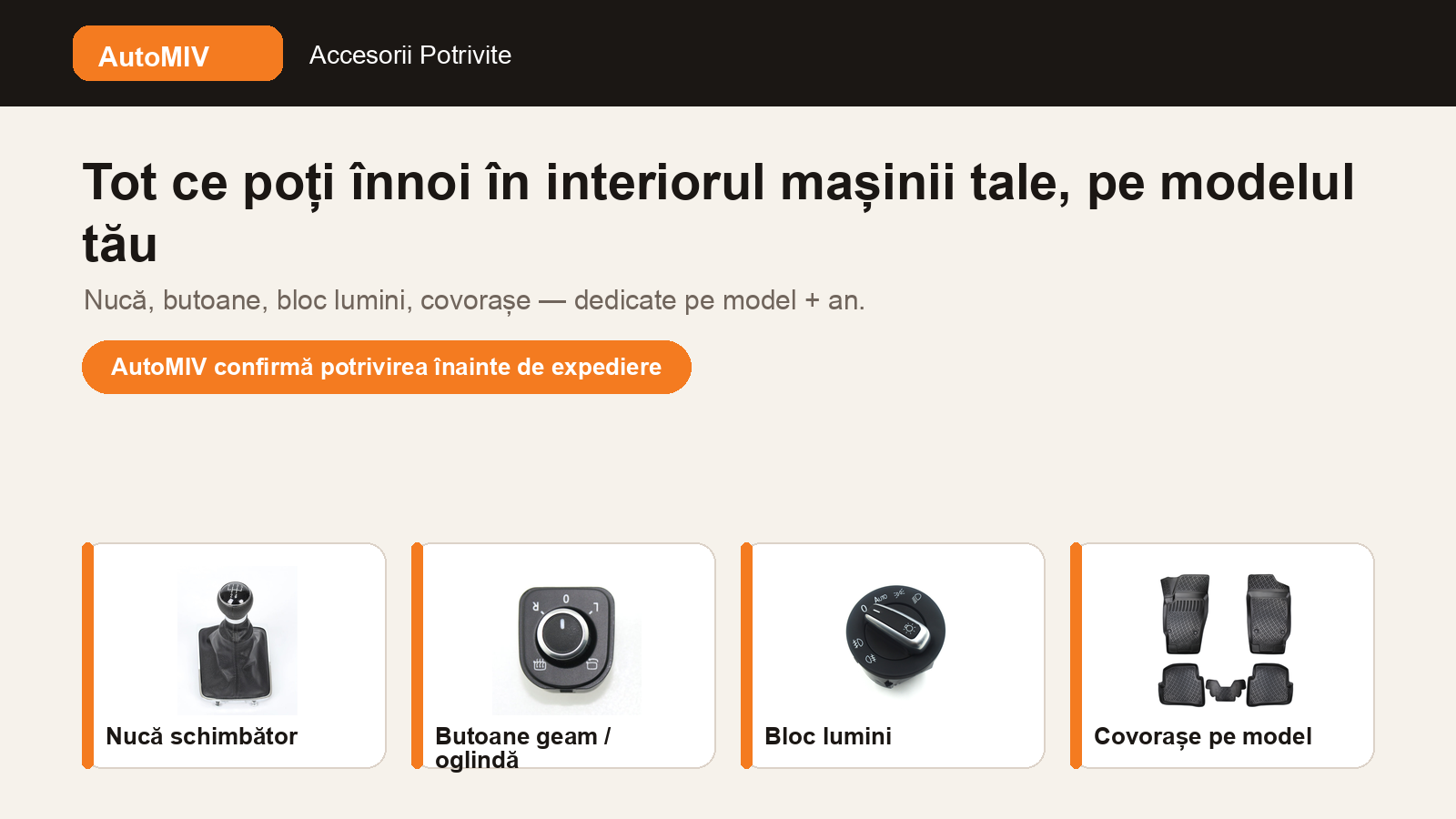 Tot ce poți înnoi în interiorul mașinii tale: ghidul interiorului complet pe model
