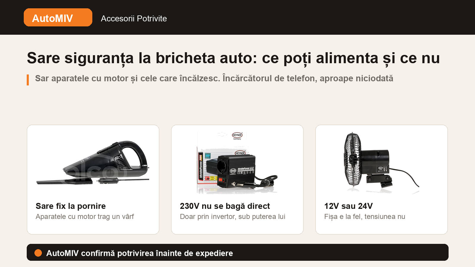 Sare siguranța la bricheta auto: ce poți alimenta și ce nu