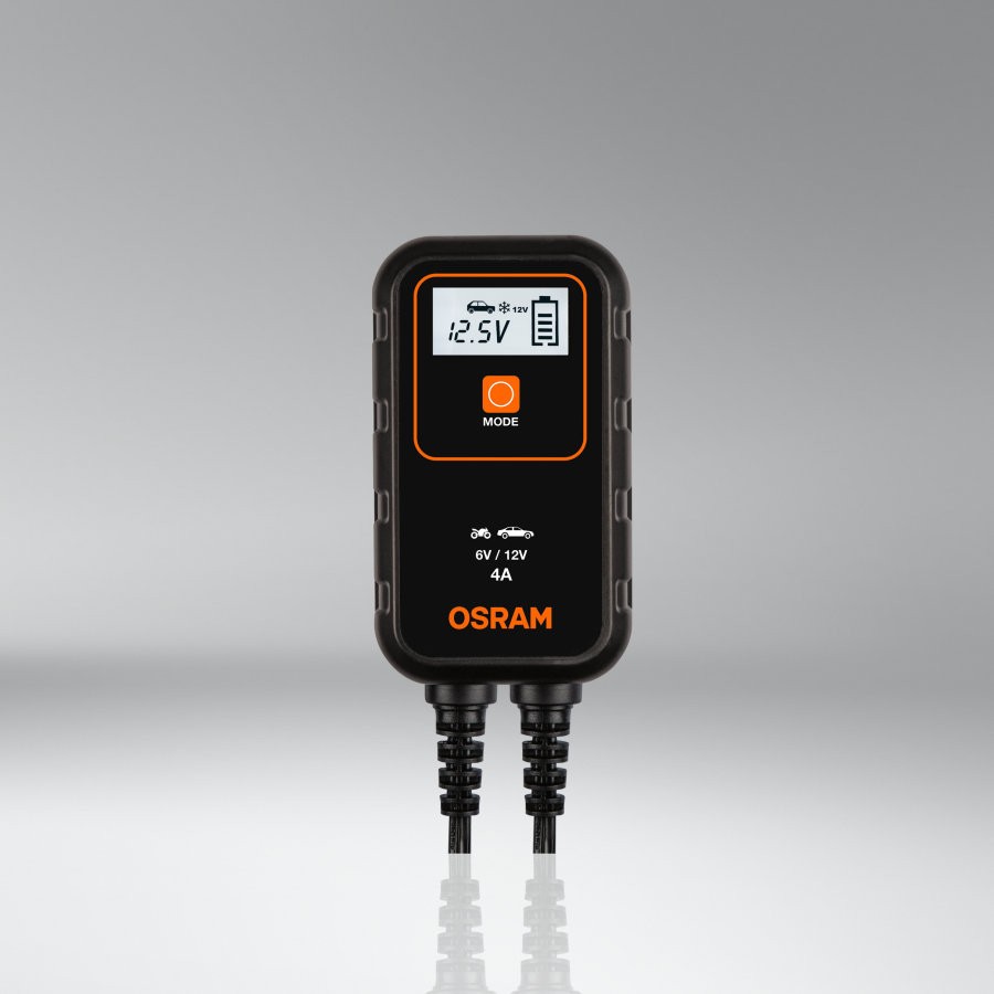 Încărcător Baterie Auto și Moto Osram BATTERYcharge 904, 6V/12V 4A, pentru Baterii cu Plumb, AGM și Litiu [1]