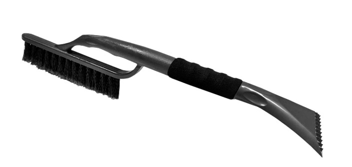 Raclete și Perii Zăpadă - Perie Zăpadă cu Racletă Gheață Kufieta Giga Brush 670 mm, Perie Dublă, Mâner Antiderapant