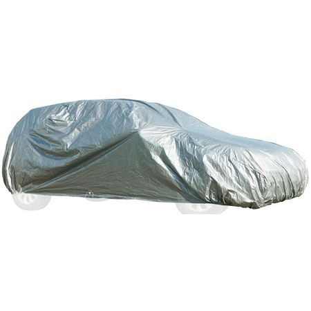 Accesorii Auto Exterior - Prelată Auto Nigrin din Folie PE, Mărimea L/XL, 550 x 193 x 115 cm, Impermeabilă, cu Curele Elastice
