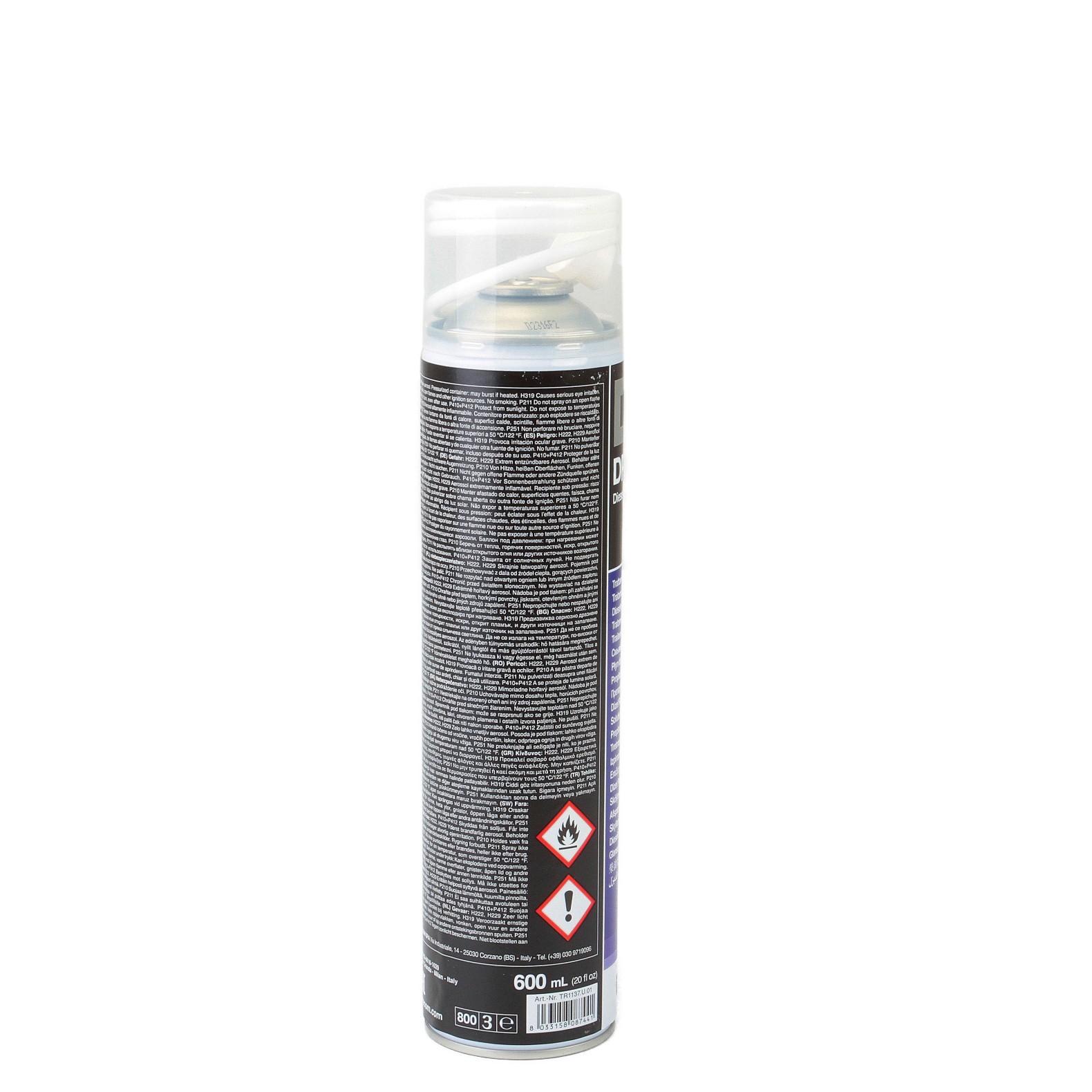 Spray Clătire DPF Errecom Rinse 600 ml - Pasul 2 după Curățarea Filtrului de Particule [2]