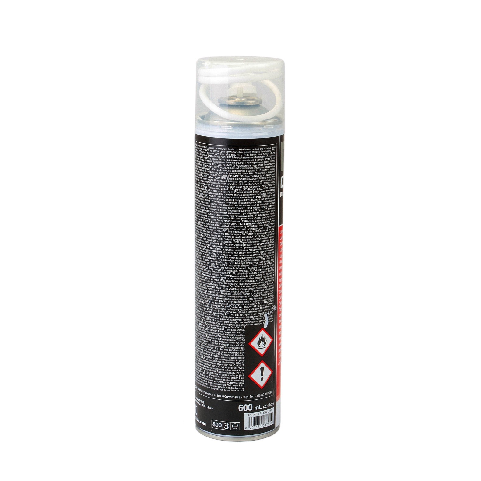 Spray Curățare DPF Errecom Flush 600 ml - Curățare Filtru de Particule fără Demontare [2]