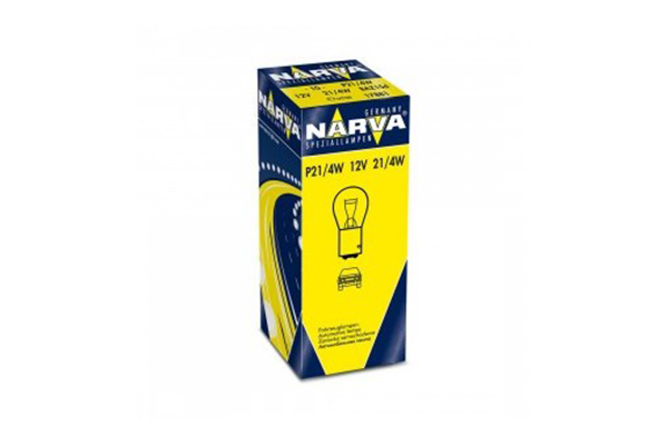 BEC STOP FRANA 12V P21 4W SET 10 BUC NARVA