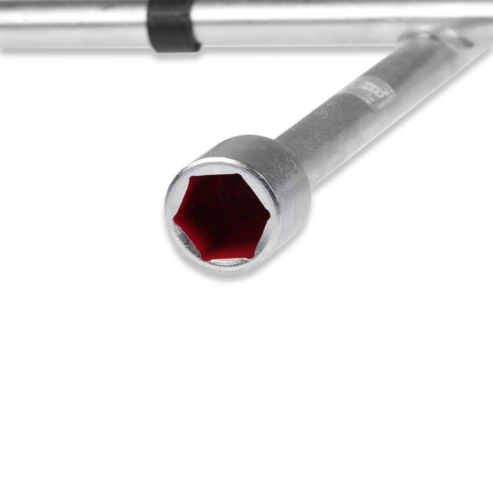 Cheie roti in cruce Heyner 17 19 21 22 mm, brat 355 mm, otel, DIN 3119 [3]