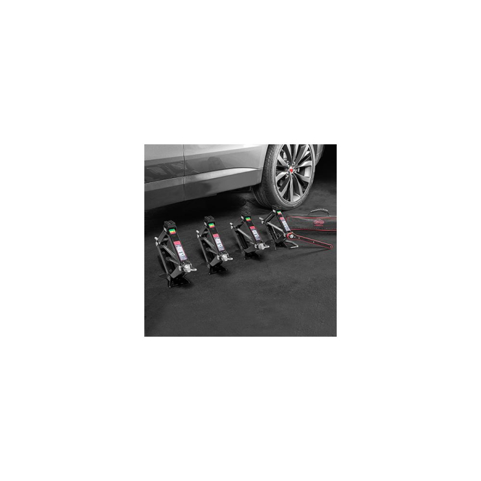 Cric auto mecanic foarfecă 1,5 t Heyner Black Edition cu husă și manivelă cu clichet [2]