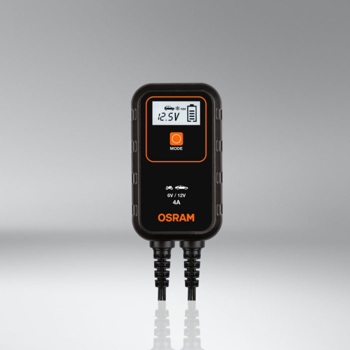 Încărcător Baterie Auto și Moto Osram BATTERYcharge 904, 6V/12V 4A, pentru Baterii cu Plumb, AGM și Litiu [2]