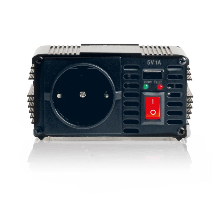 Invertor auto Heyner MobilePower Pro 12V 230V cu priza Schuko USB si stecher de bricheta [4]