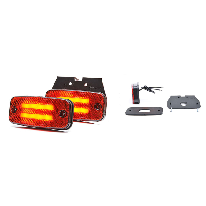 LAMPA GABARIT LED 1139 W158, 12V-24V, POZITIE ROSU WAS [21]
