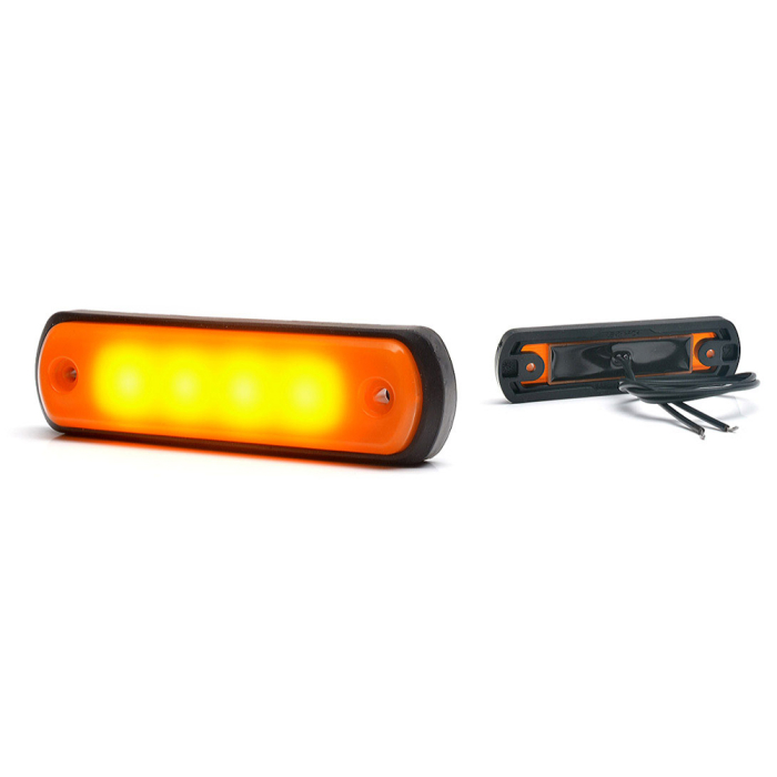 LAMPA GABARIT LED 1341 W189N, 12V-24V, POZITIE PORTOCALIU WAS [14]