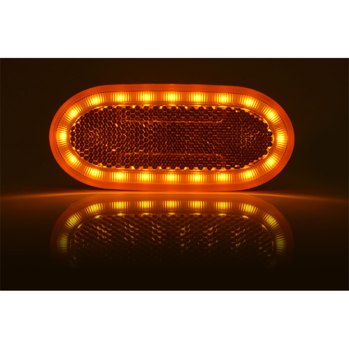 LAMPA GABARIT LED 1386 W197, 12V-24V, POZITIE PORTOCALIU WAS