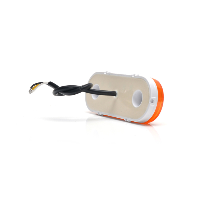 LAMPA GABARIT LED 1420 W198, 12V-24V, POZITIE PORTOCALIU CU SEMNALIZARE WAS [2]