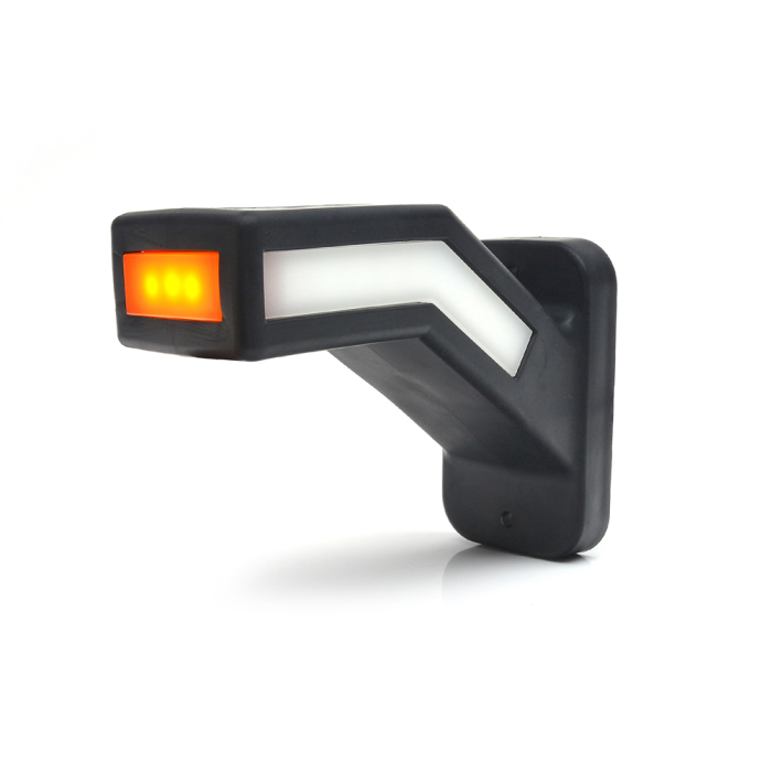 LAMPA GABARIT LED CU BRAT 1167P W168.2, 12V-24V, POZITIE ALB / ROSU / PORTOCALIU DREAPTA WAS [16]