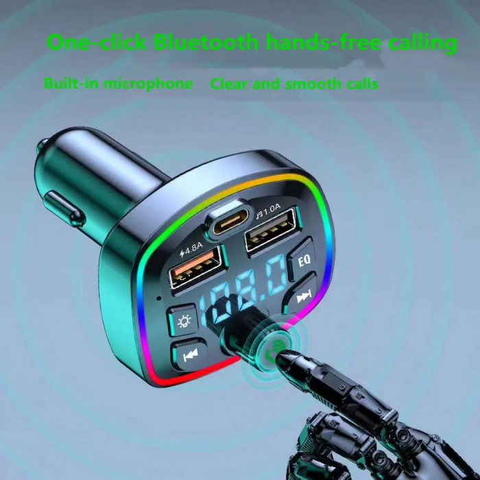 modulator fm cu handsfree si incarcator auto [2]