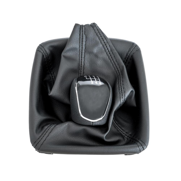 Nuca schimbator cu manson Ford Mondeo 2010- 6 trepte, piele ecologica neagra [3]