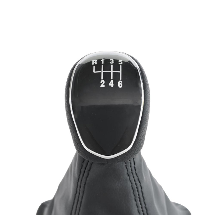 Nuca schimbator cu manson Ford Mondeo 2010- 6 trepte, piele ecologica neagra [2]