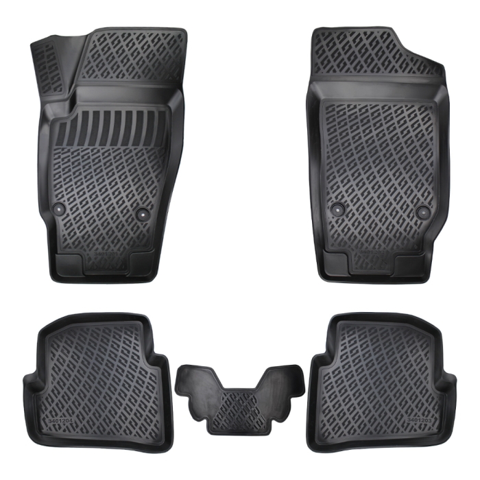 Set covorașe cauciuc + tăviță portbagaj VW Polo 4 (6Q/9N, 2002-2009) [2]