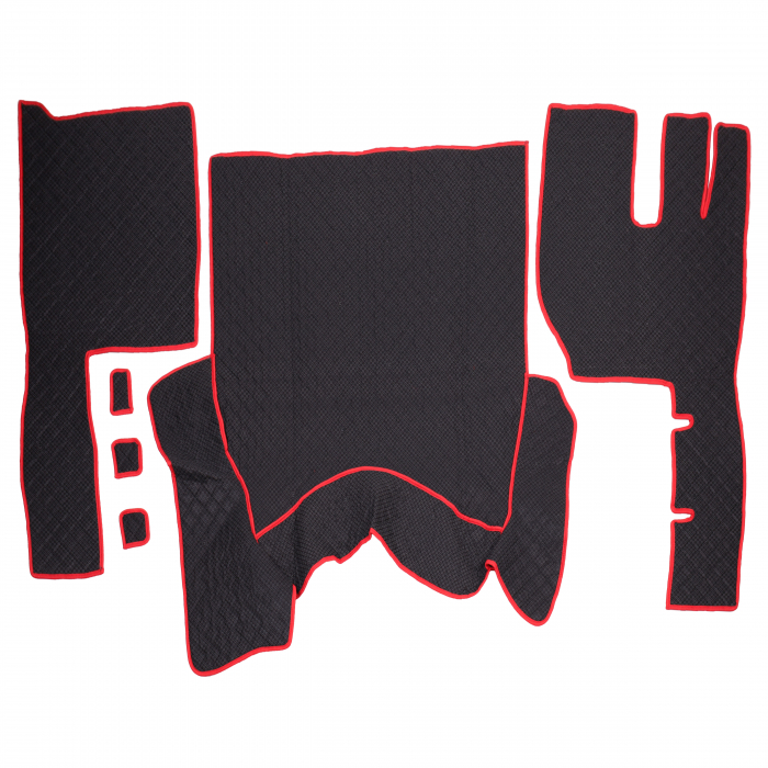SET COVORASE PIELE ECOLOGICA TRUCK UMBRELLA PENTRU VOLVO FH12 EURO 5 AUTOMAT. NEGRU [2]