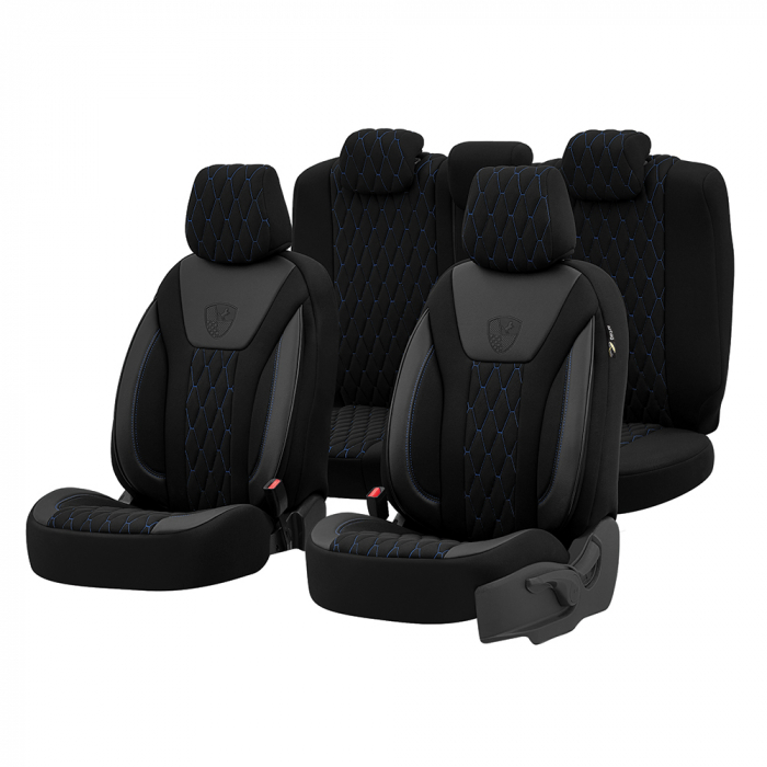 SET HUSE SCAUN BRONCO ALBASTRU [4]