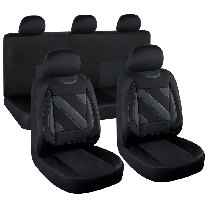 SET HUSE SCAUN NERO NEGRU [2]